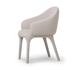 Fully Upholstered Dining Armchair