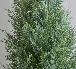 Pinecroft Estate Outdoor Safe Faux Cedar Topiaries
