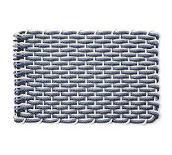 Open Box: The Rope Co. Coastal Tri-Tone Handwoven Doormat