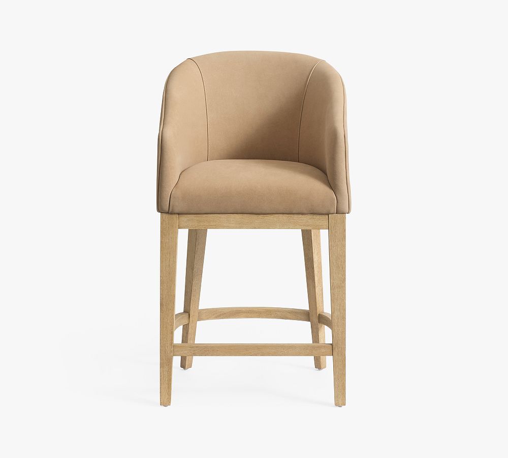 Baldwin Leather Stool