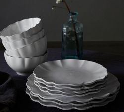 Rosa Stoneware Salad Plates, Set of 4