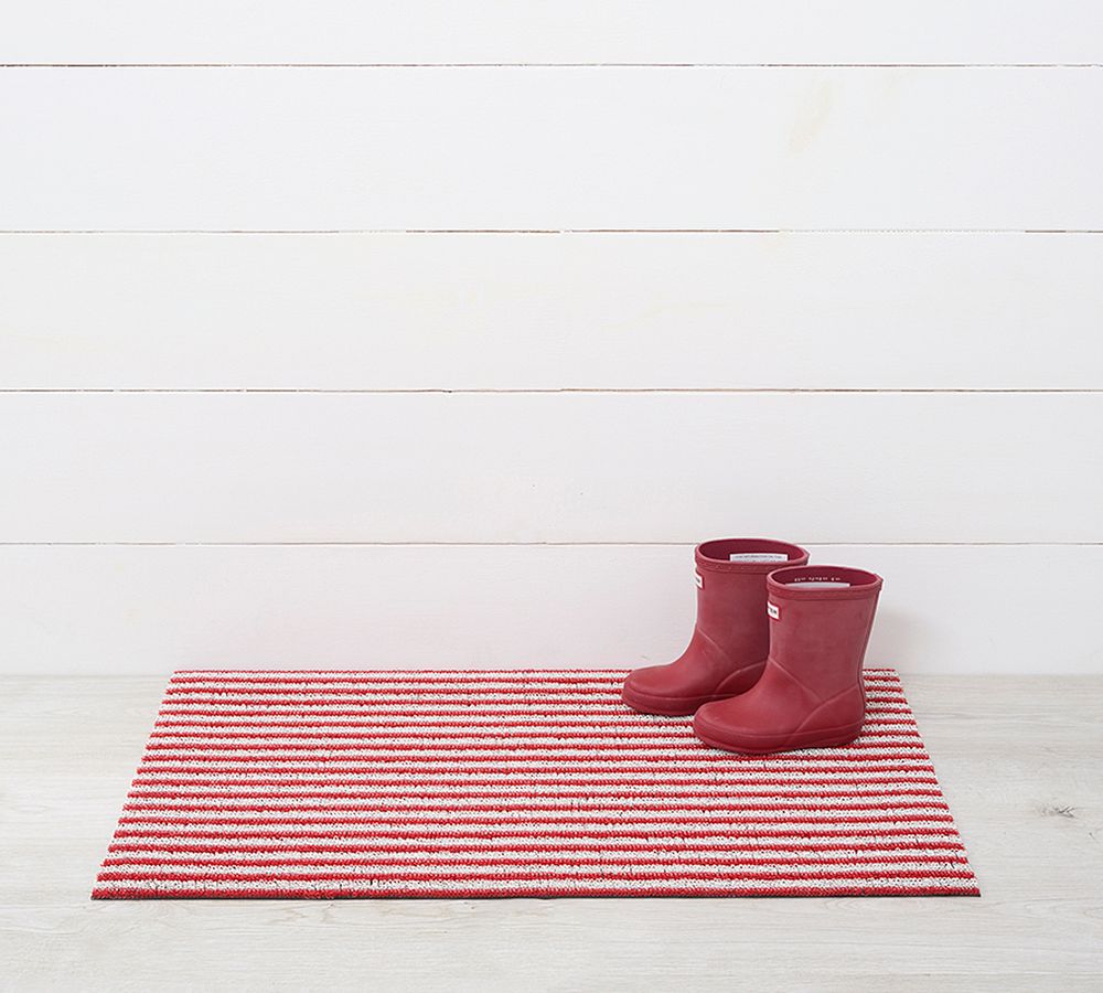 Chilewich Breton Outdoor Striped Shag Mat