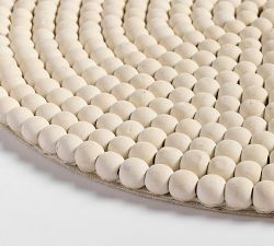 Beaded Charger Plates - Set of 4