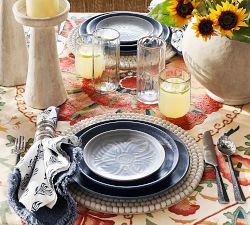 Sandra Block Print Organic Cotton Napkins - Set of 4