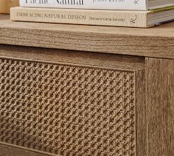Marina Cane Nightstand (32&quot;)