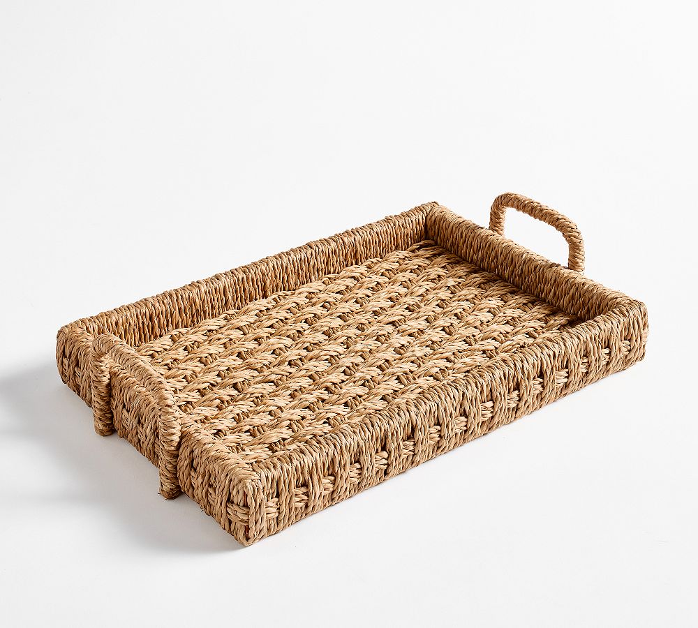 Capitola Woven Rectangular Tray