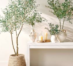 Traditional Faux Olive Branch