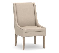 Open Box: Fulton Dining Chair, Seadrift, Rustic Linen Parchment