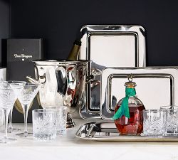 Antique Cut Martini Glasses