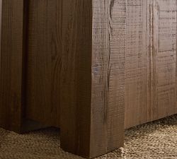 Rockport Reclaimed Wood Long Low Media Console (80&quot;)