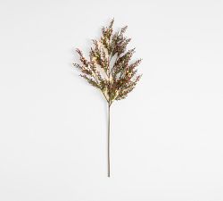 Faux Lit Cedar Berry Pine Branch
