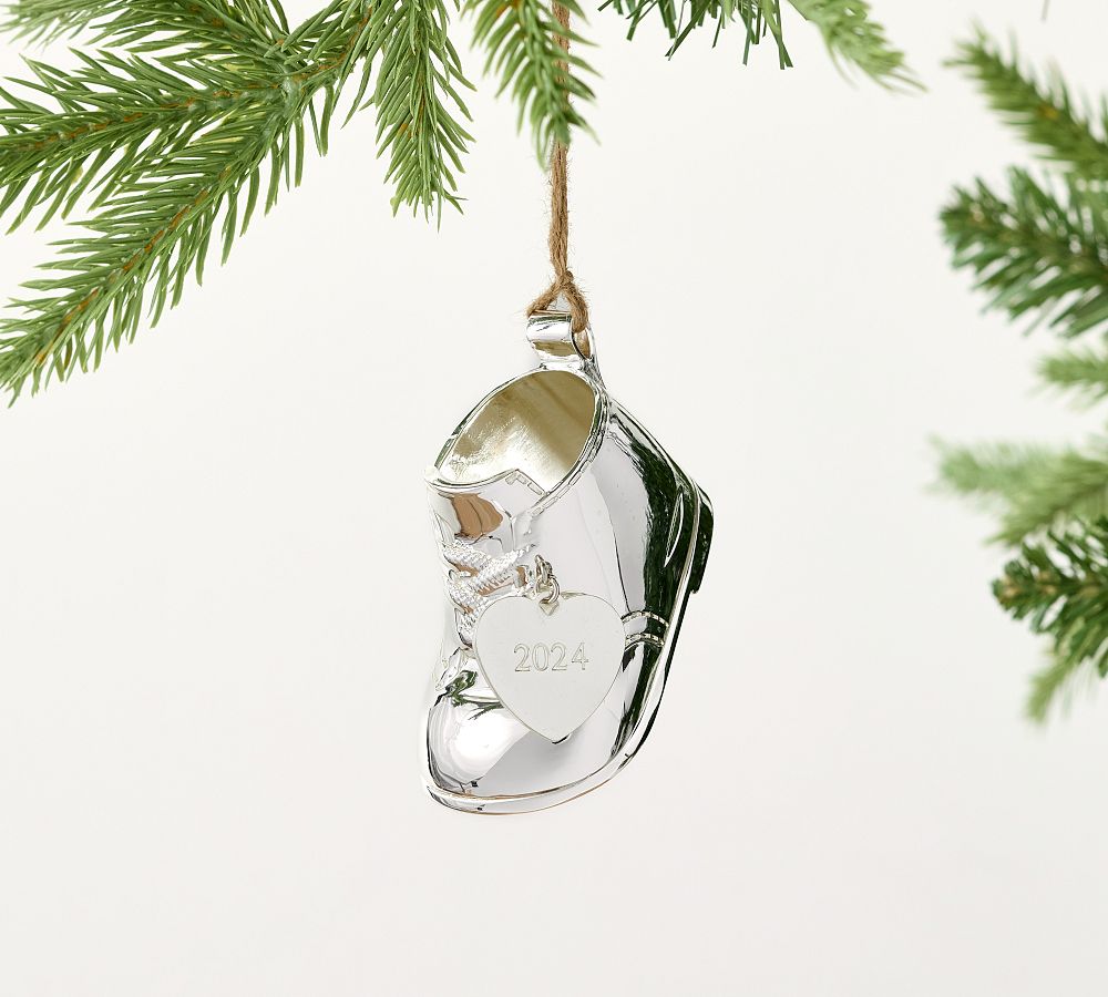 Baby's First Christmas 2024 Boot Ornament