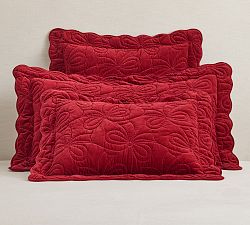 Monique Lhuillier  Cherie Bow Quilted Sham