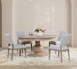 Kary Round Wood Dining Table (60&quot;w)