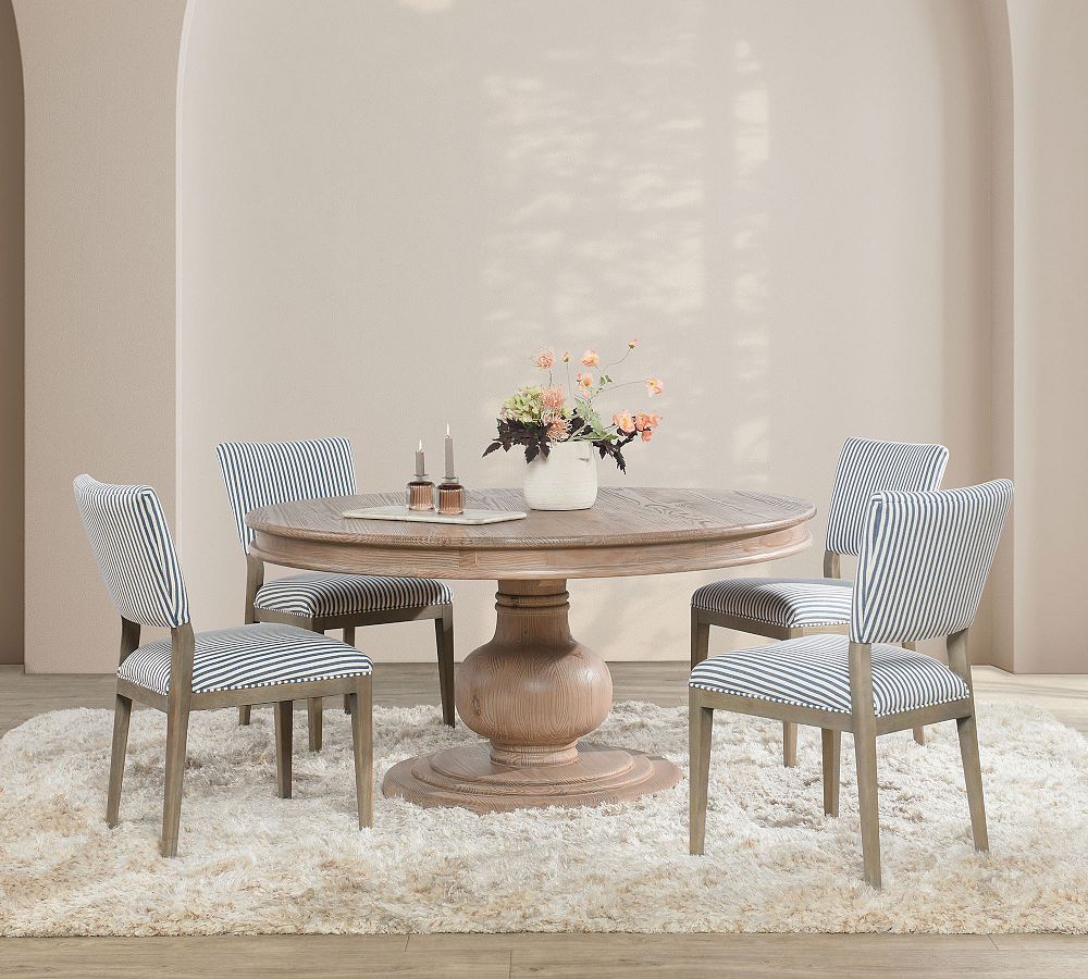 Kary Round Wood Dining Table (60&quot;w)