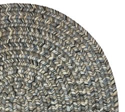 Ridley Outdoor Performance Oval Braided Rug