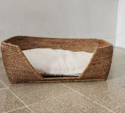 Tava Handcrafted Rattan Pet Bed