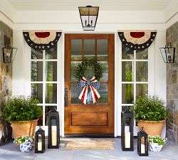 Americana Burlap Bow