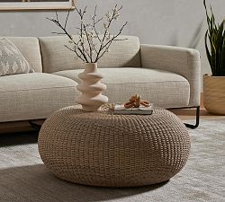Round Rattan Round Coffee Table (36&quot;)