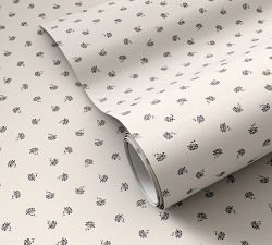 Water-Resistant Terralon Small Floral Wallpaper