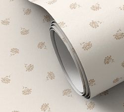 Water-Resistant Terralon Small Floral Wallpaper