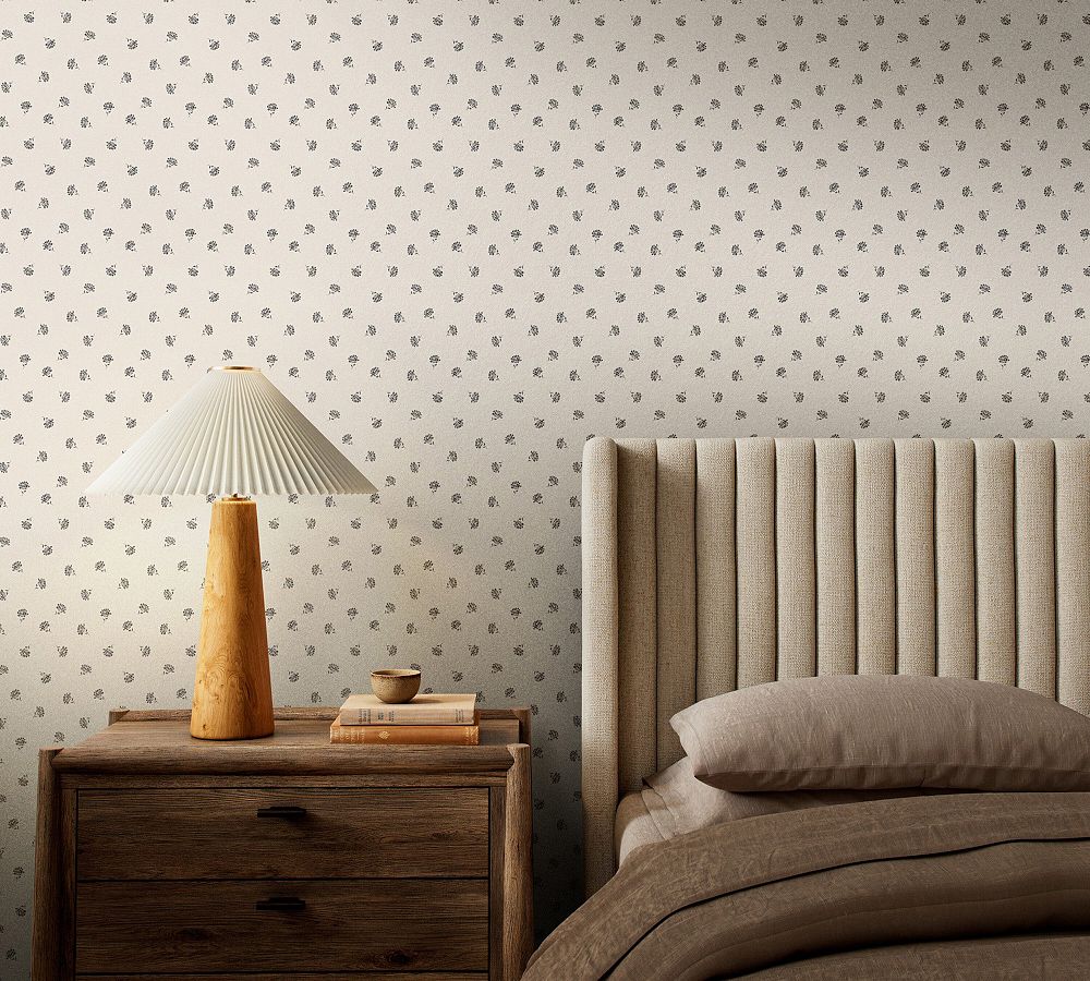 Water-Resistant Terralon Small Floral Wallpaper
