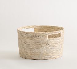 Tava Handwoven Round Utility Basket