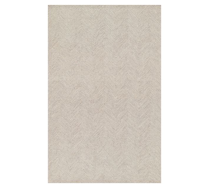 Open Box: Iweala Handcrafted Chevron Rug