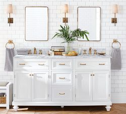 Open Box: Vintage Rounded Rectangular Mirror