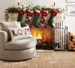 Love Patchwork Lumbar Pillow