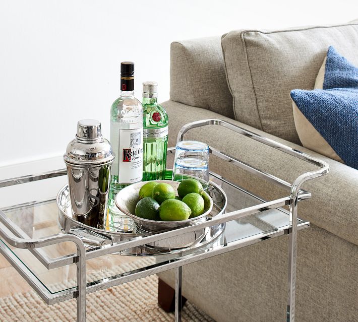 Harrison Round Bar Tray | Pottery Barn