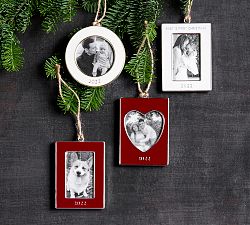 Dated Enamel Framed Ornaments