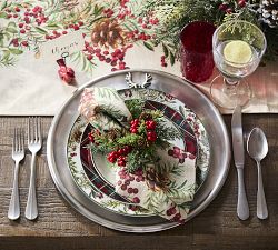 Holly Berry Cotton/Linen Napkins - Set of 4