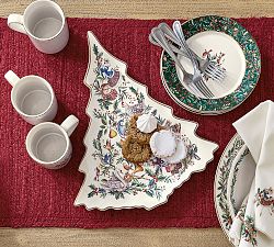 12 Days of Christmas Tree Stoneware Platter