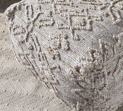 Ranya Handwoven Indoor/Outdoor Pouf