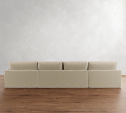 Westwood Slim Arm Deep Seat Double Chaise Sectional (167&quot; - 180&quot;)