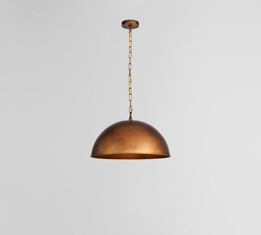 Dartmoor Metal Bell Pendant (15&quot;-20&quot;)