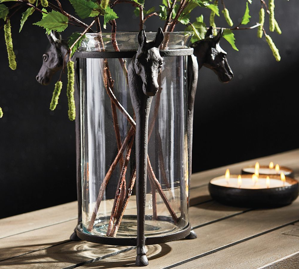 Farrish Equine Hurricane Candle Holder