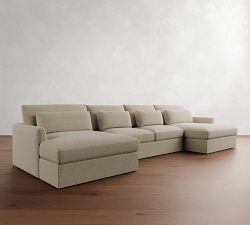 Westwood Fin Arm Deep Seat Double Chaise Sectional (186&quot;)