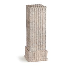 Handwoven Rattan Pedestal