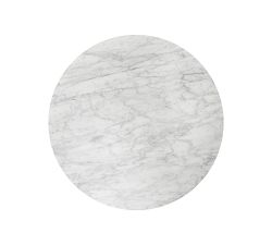 Darren Round Marble Dining Bistro Table (35.5&quot;w)