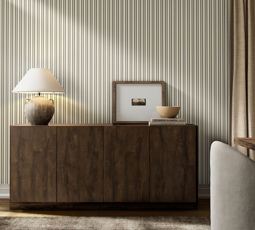 Water-Resistant Terralon Multi Stripe Wallpaper