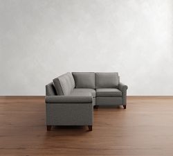 Cameron Roll Arm 3-Piece Wedge Sectional (105&quot;)