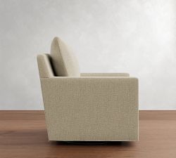 Ayden Square Arm Slipcovered Swivel Glider