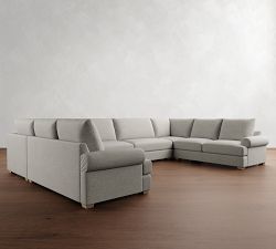 Canyon Roll Arm U-Shaped Sectional (153&quot;&ndash;188&quot;)