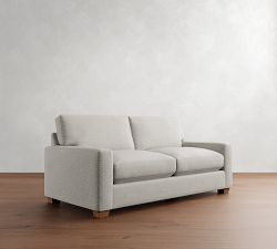 PB Comfort Modern Square Arm  Sleeper Sofa (57&quot;-81&quot;)