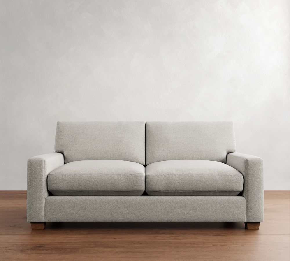 PB Comfort Modern Square Arm  Sleeper Sofa (57&quot;-81&quot;)