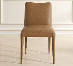 Darine Faux Leather Dining Chairs - Set of 2