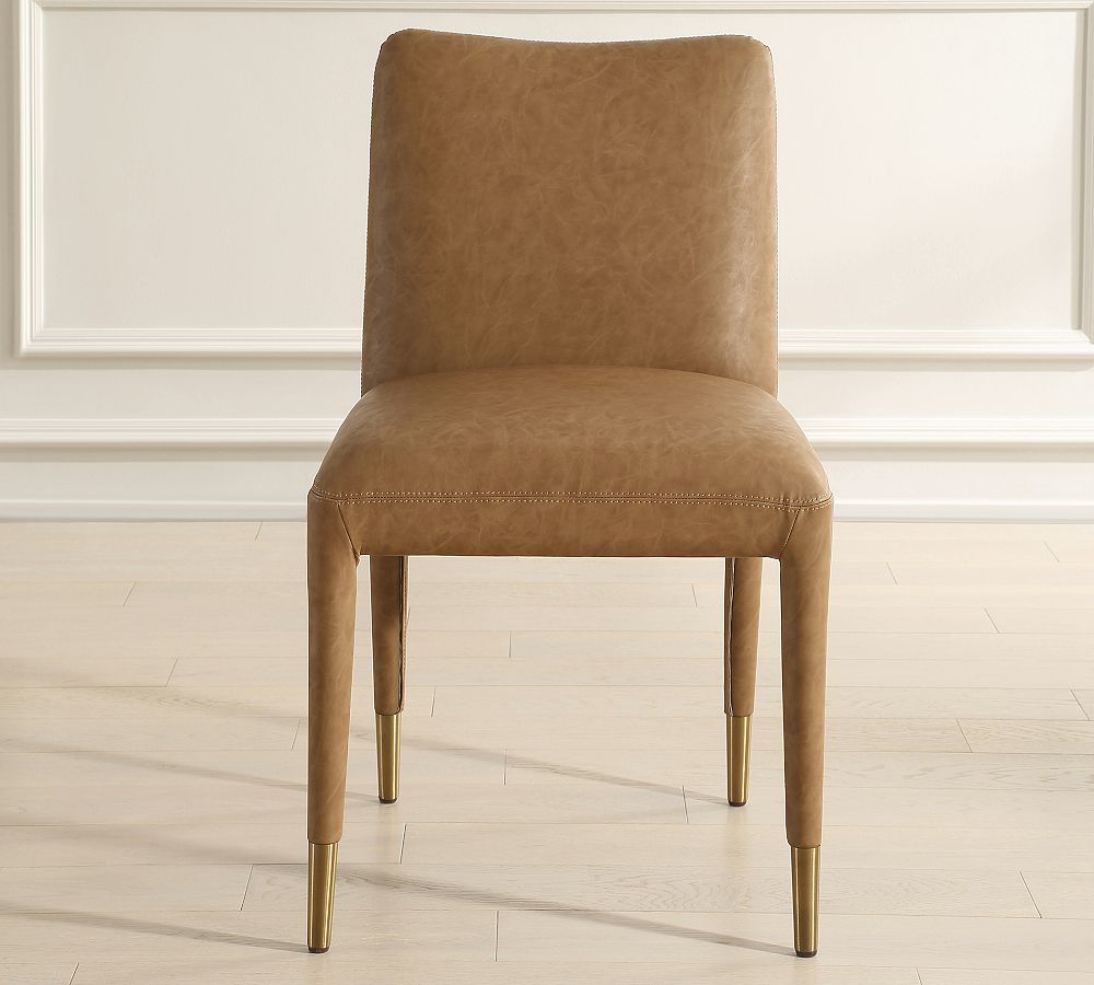 Darine Faux Leather Dining Chairs - Set of 2