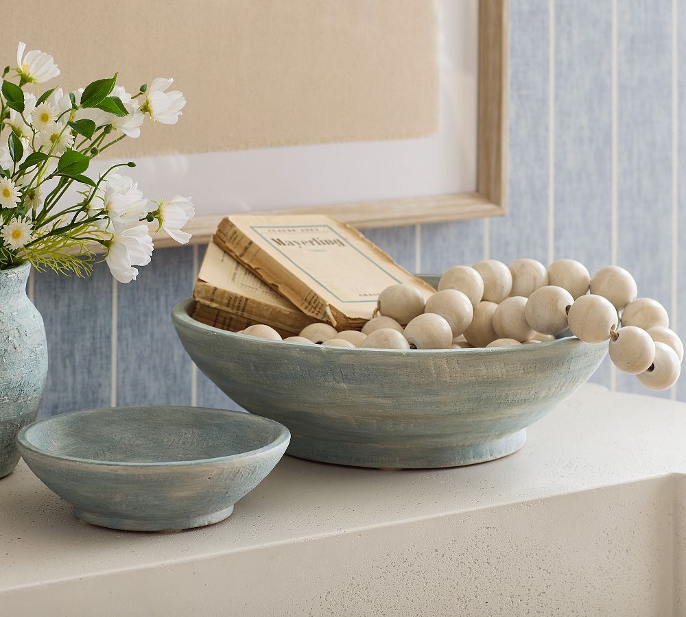 Chambray Artisan Handcrafted Bowl